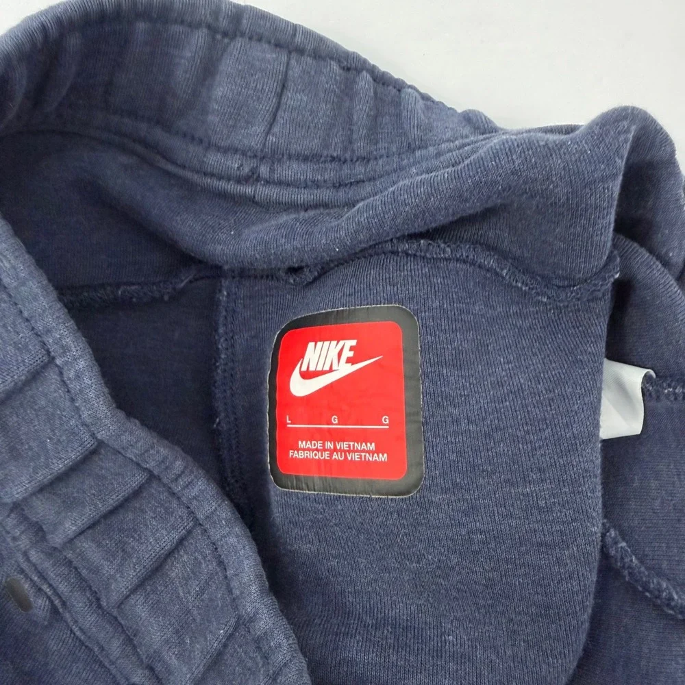 Nike Tech Fleece Joggers Boys Large Navy Blue HV5869-473 Sweatpants