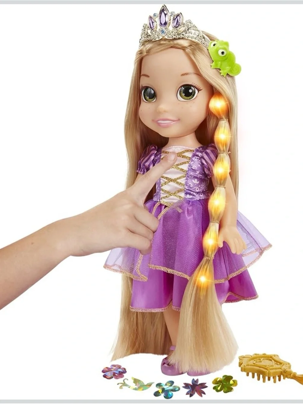 Disney Princess Rapunzel Glow N Style 14” Doll