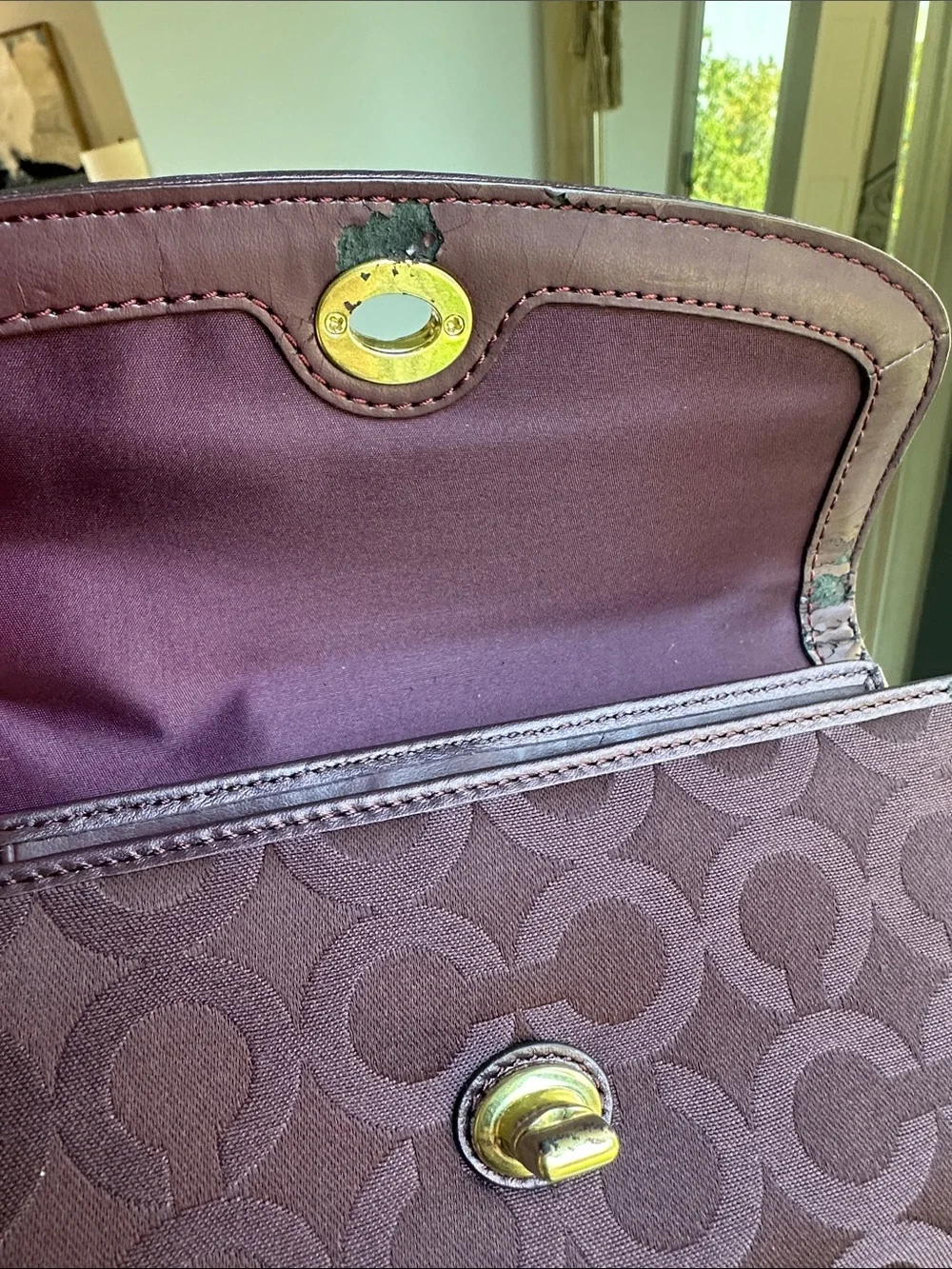 Coach continental wallet