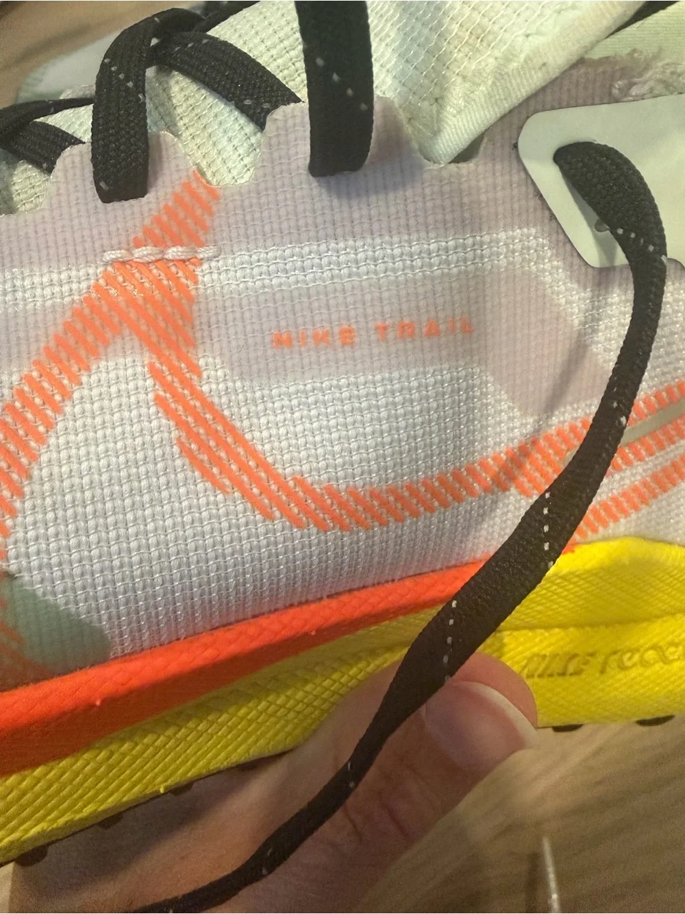 Nike trails visible feel