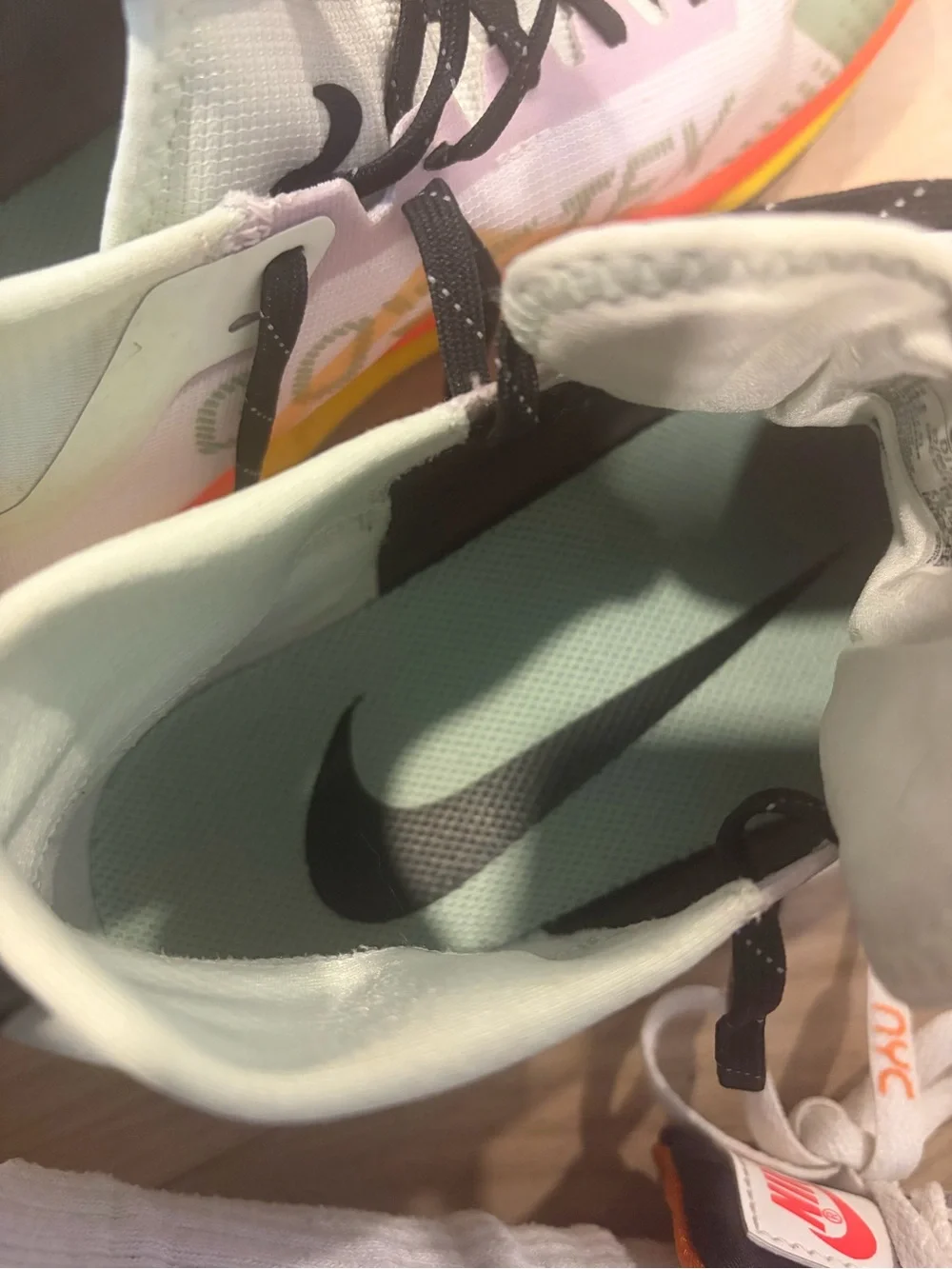 Nike shoes black trim