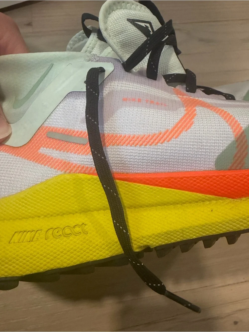 Nike outsole neon trim