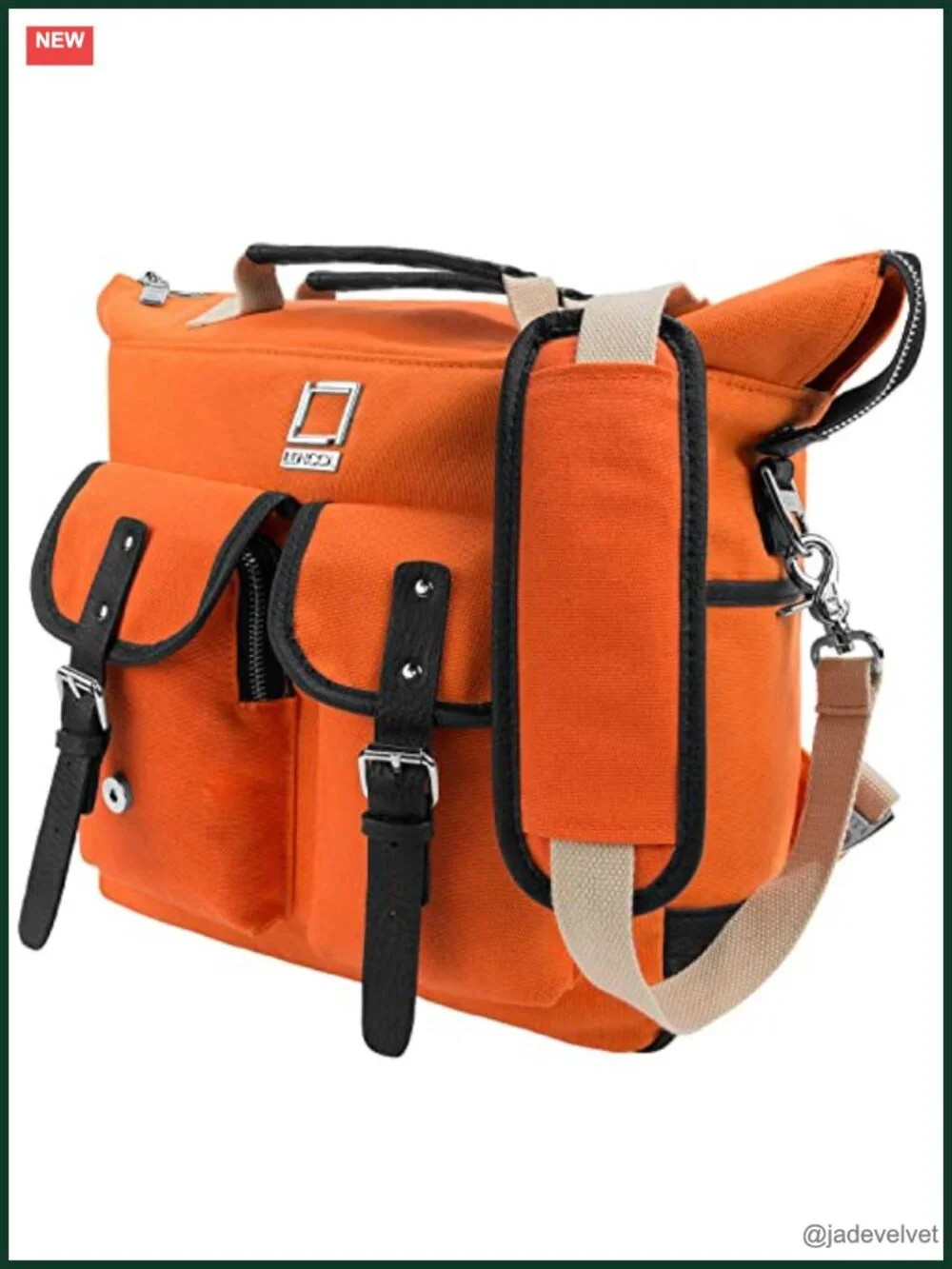Convertible Backpack Messenger Bag for Laptop 13 Inch Hybrid Canvas Shoulder