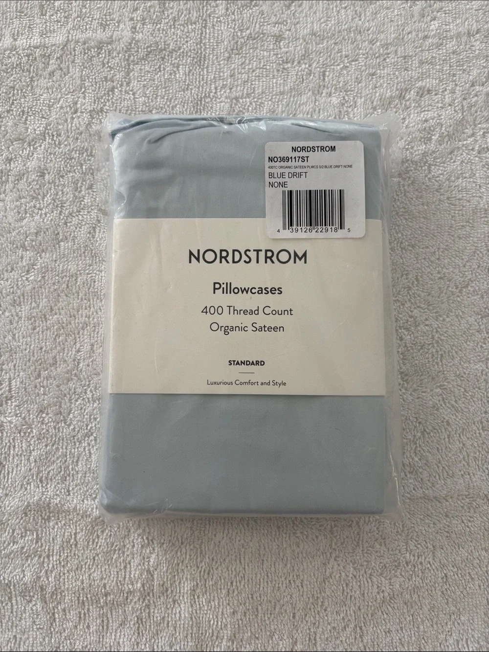 Nordstrom Pillowcases in Blue Drift