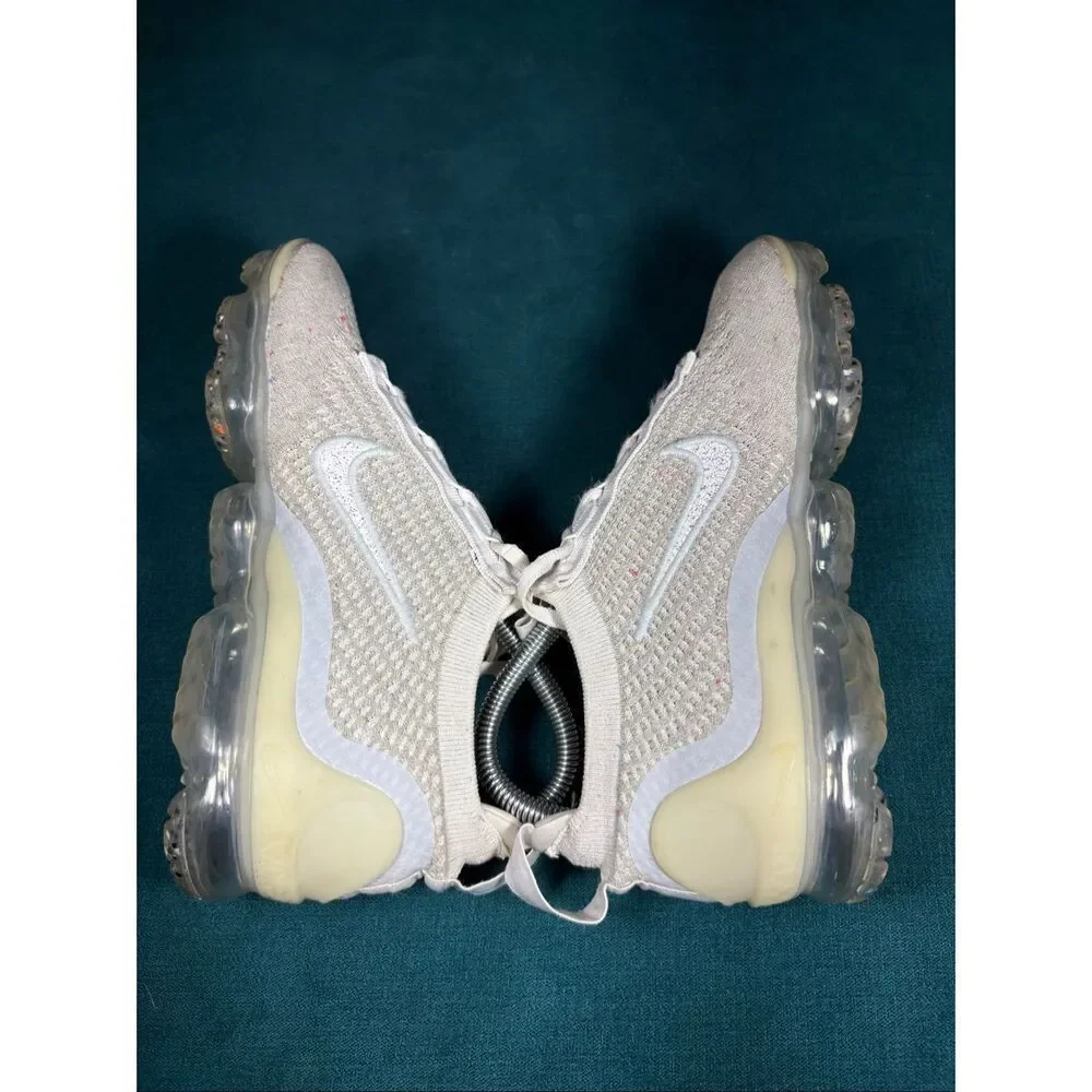 Nike Air VaporMax 2021 Flyknit Next Nature Summit White Light Bone Women’s Size