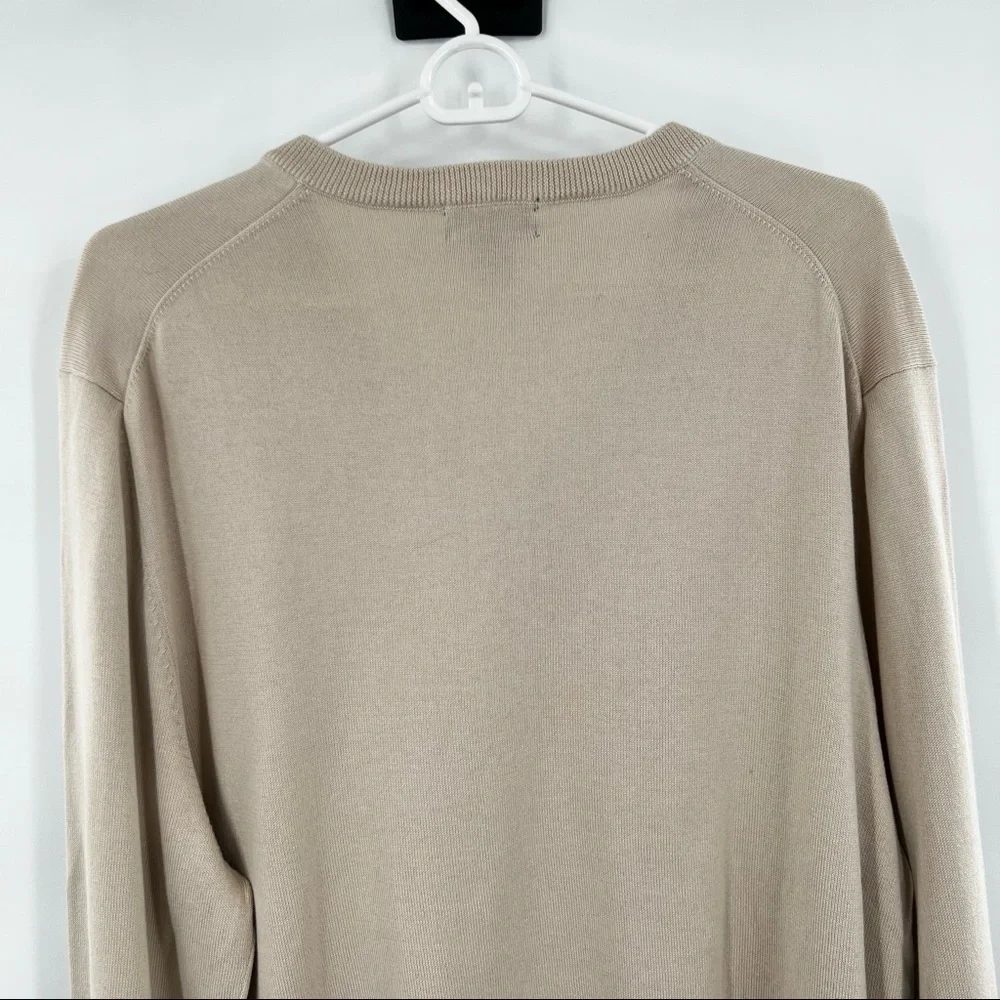 Brooks Brothers supima cotton brown long sleeve pullover XL
