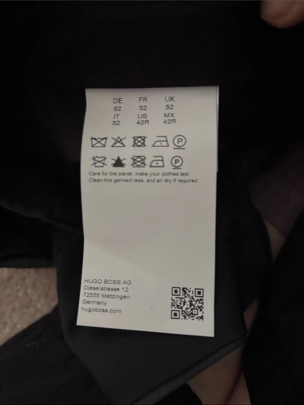 Hugo Boss Wool Classic Men's charcoal suit  Jacket and Pants