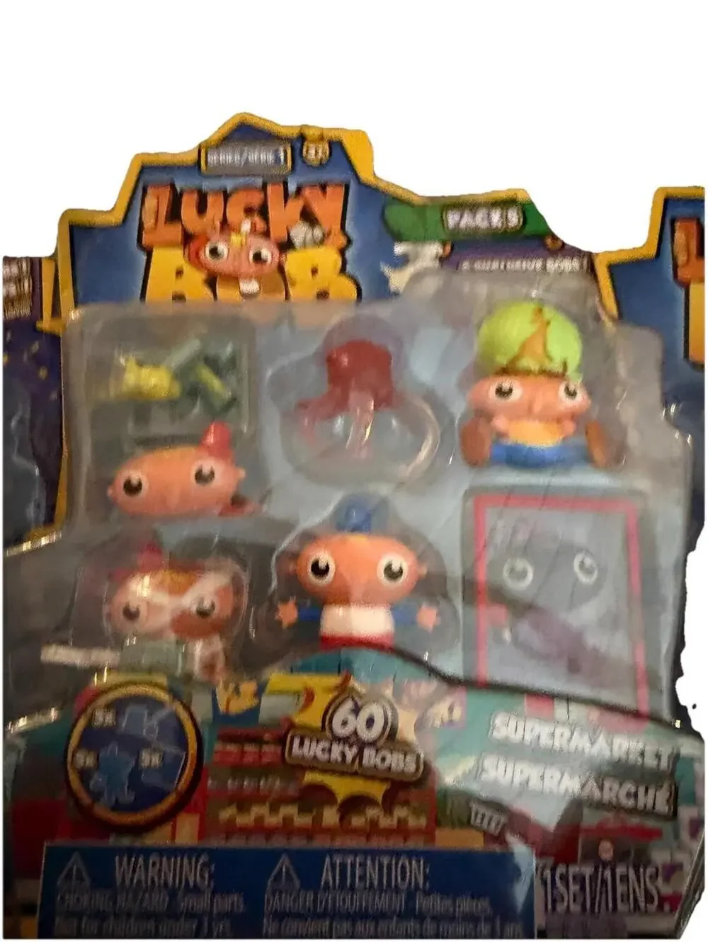 Lucky Bob 5 Figures Assortment Series 1 / Lot Of 4 - Gym Street Home Supermarket