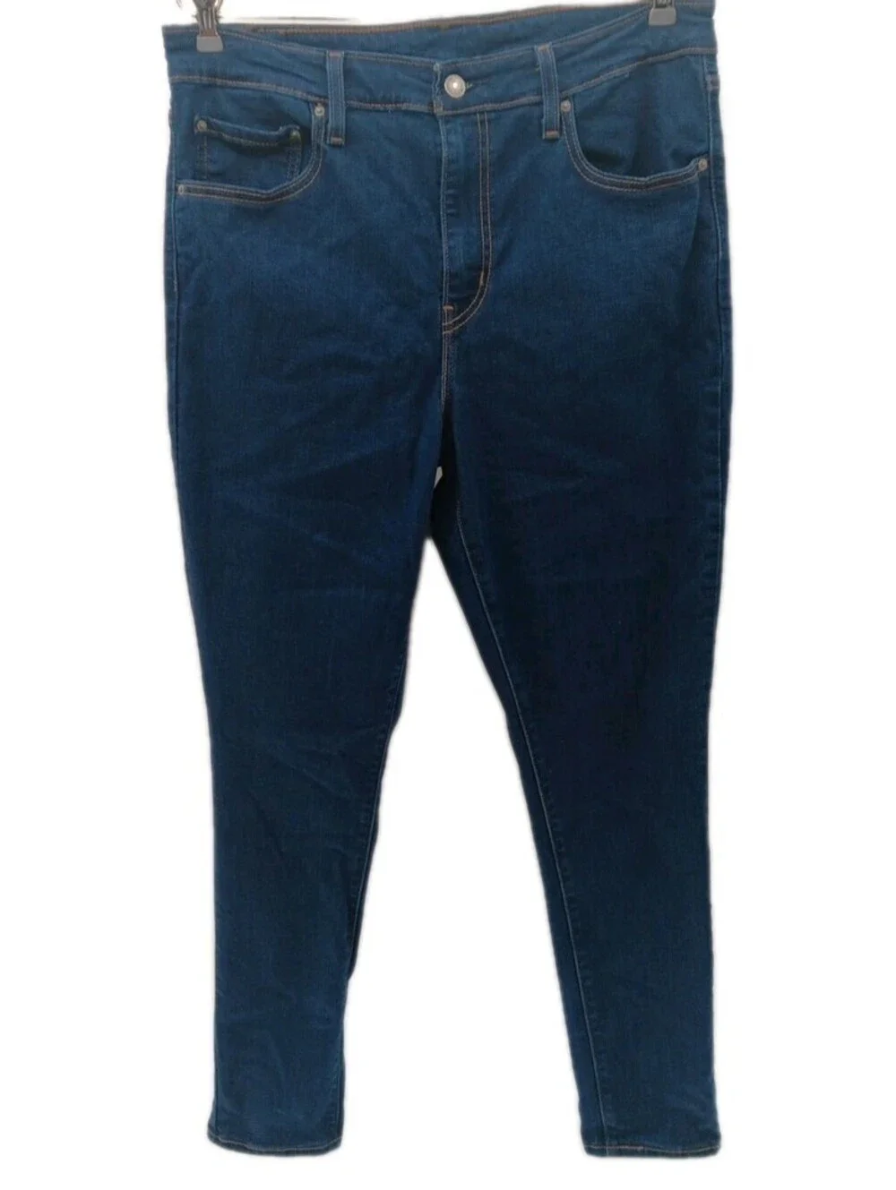 Levis Jeans Mens 32x20 Blue Denim Skinny Stretch Outdoor Work Casual Pants