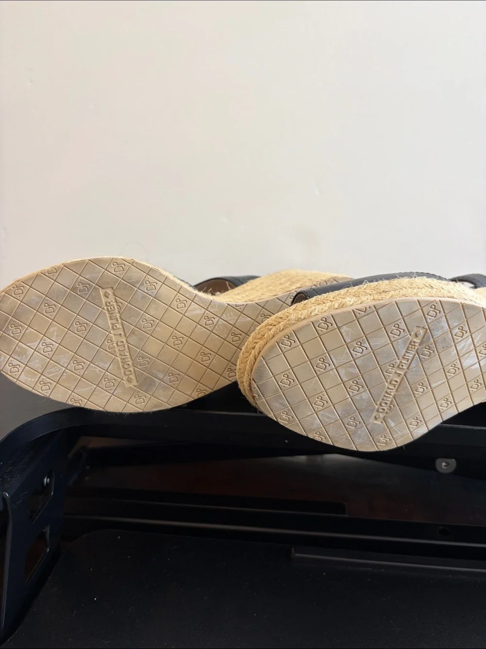 Donald J. Pliner black espadrille easy