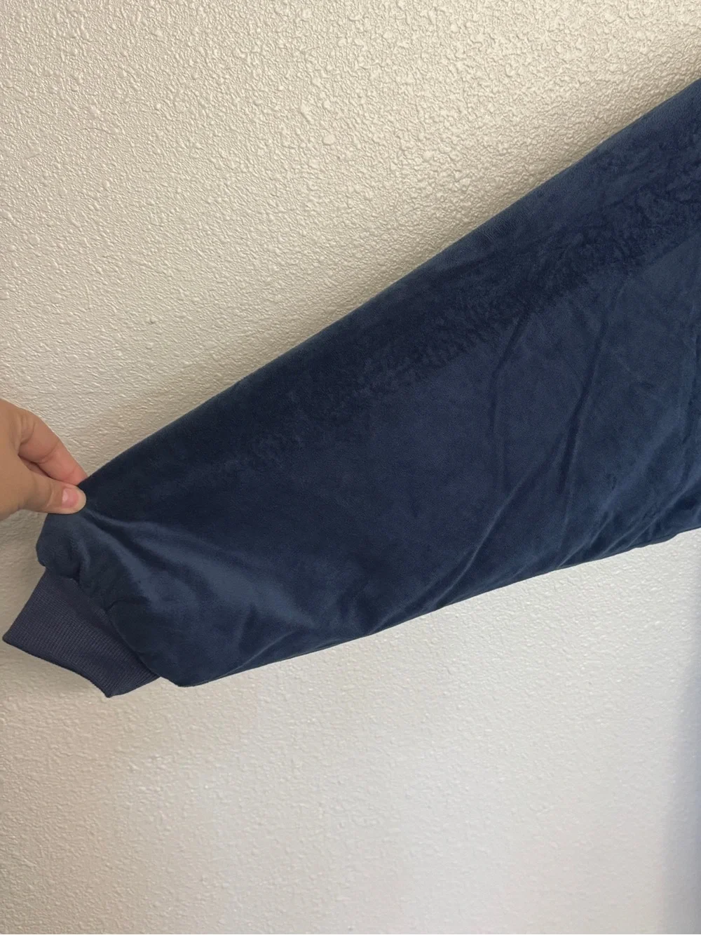 The Comfy Original Blue Unisex One Size Sherpa Lined Wearable‎ Blanket Hoodie