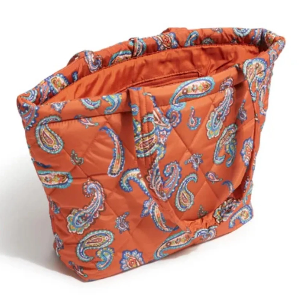 NWT Vera Bradley Manor Paisley Small East West Tote.