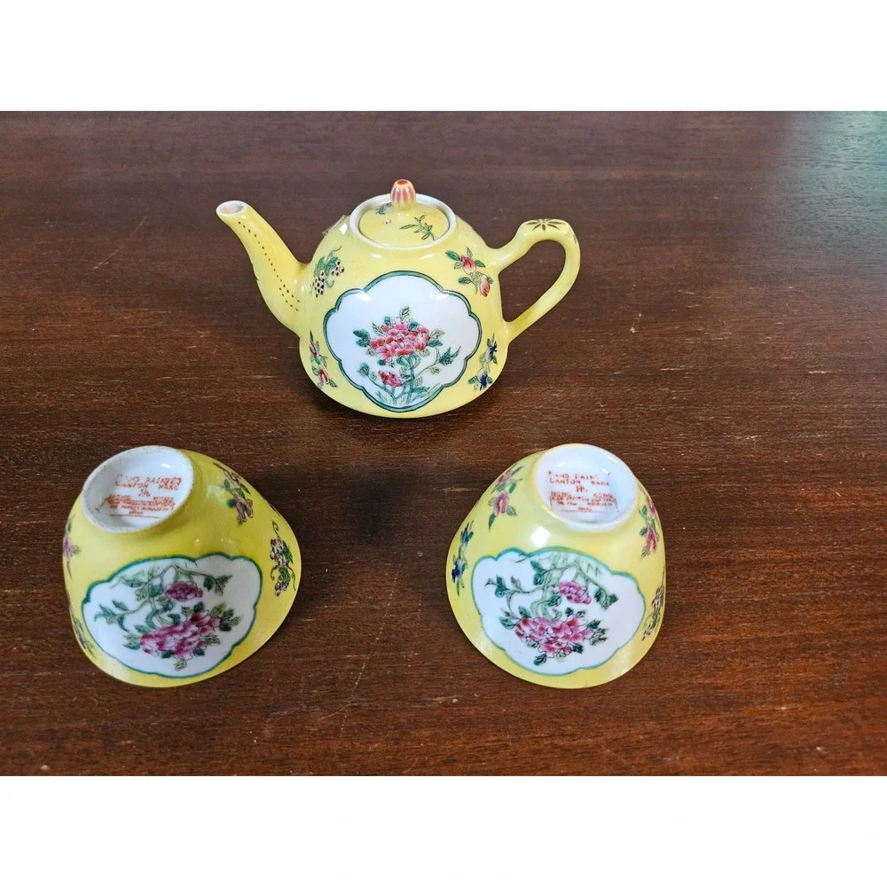 Canton Ware hand painted