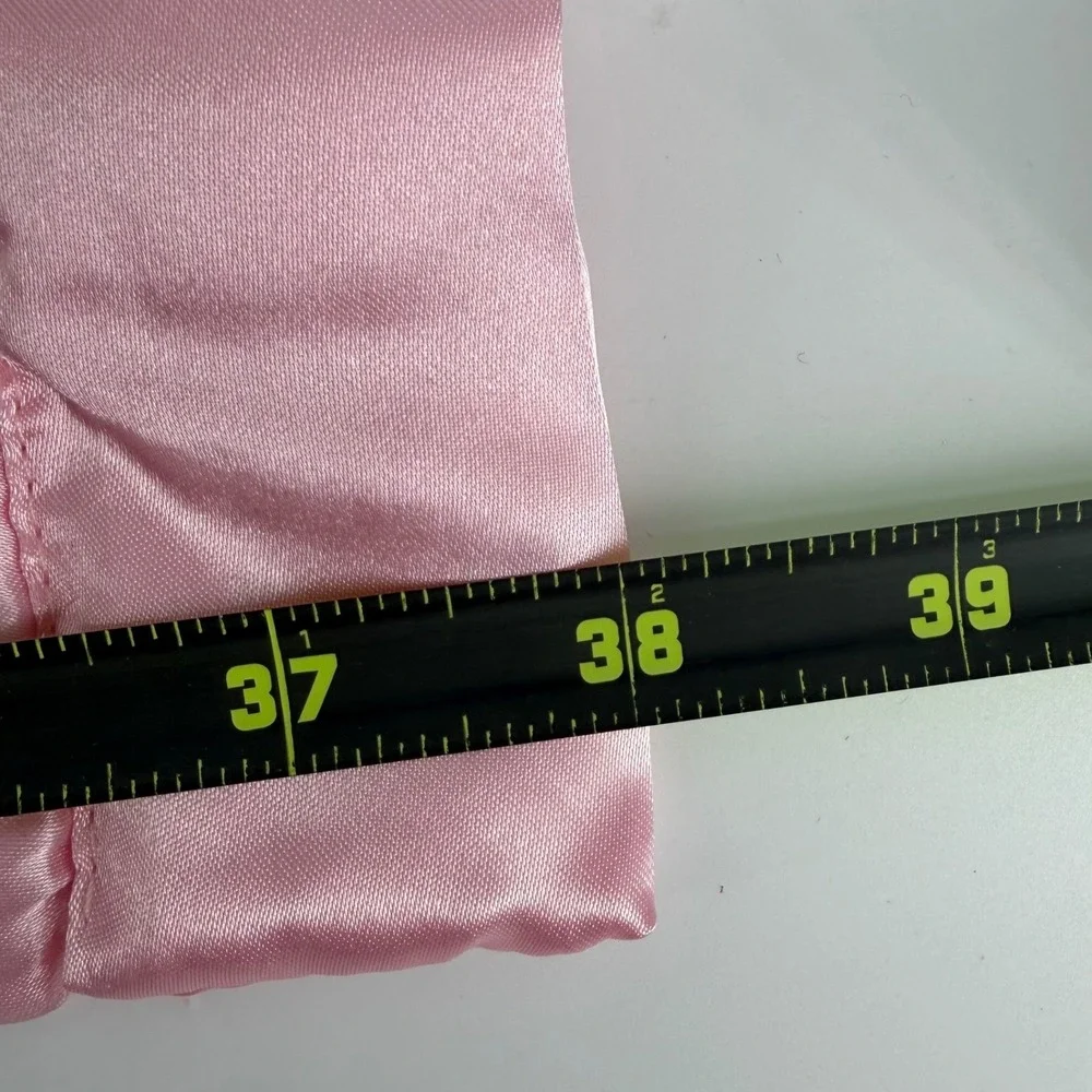Walgreens Pink Super Ultra Soft Baby Blanket Satin Ruffle Trim Plush Lovey Crib