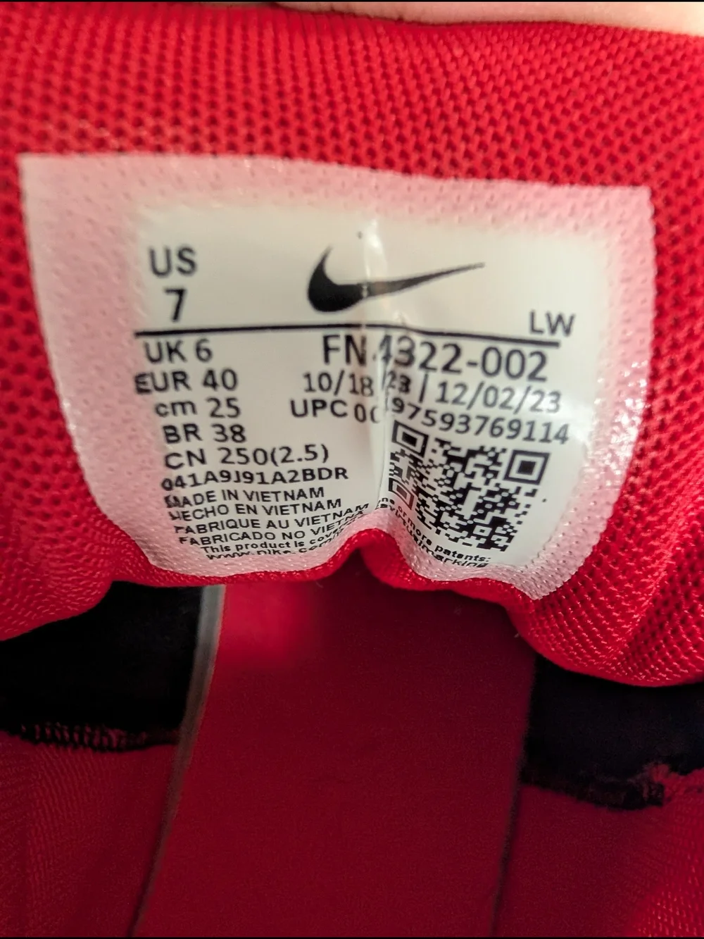 Nike Precision 7 Black University Red Basketball Shoes