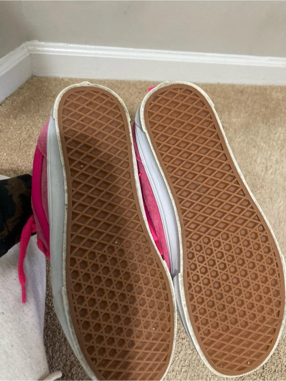 Vans Pink Suede Low-Top Sneakers