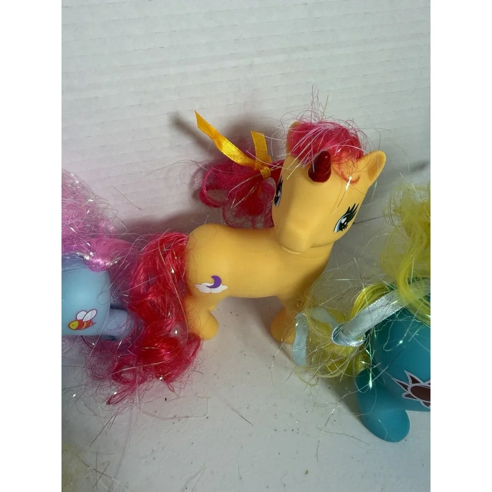 My‎ Little Pony G4 Lot Unicorn & Ponies Pink Tinsel Hair