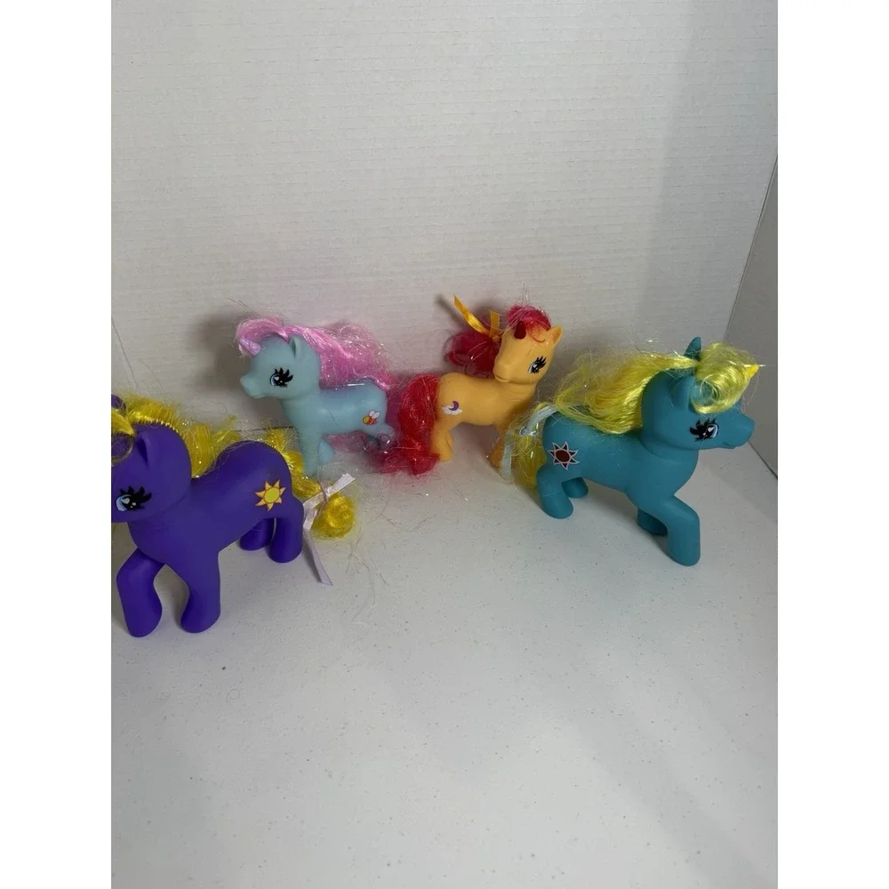 My‎ Little Pony G4 Lot Unicorn & Ponies Pink Tinsel Hair