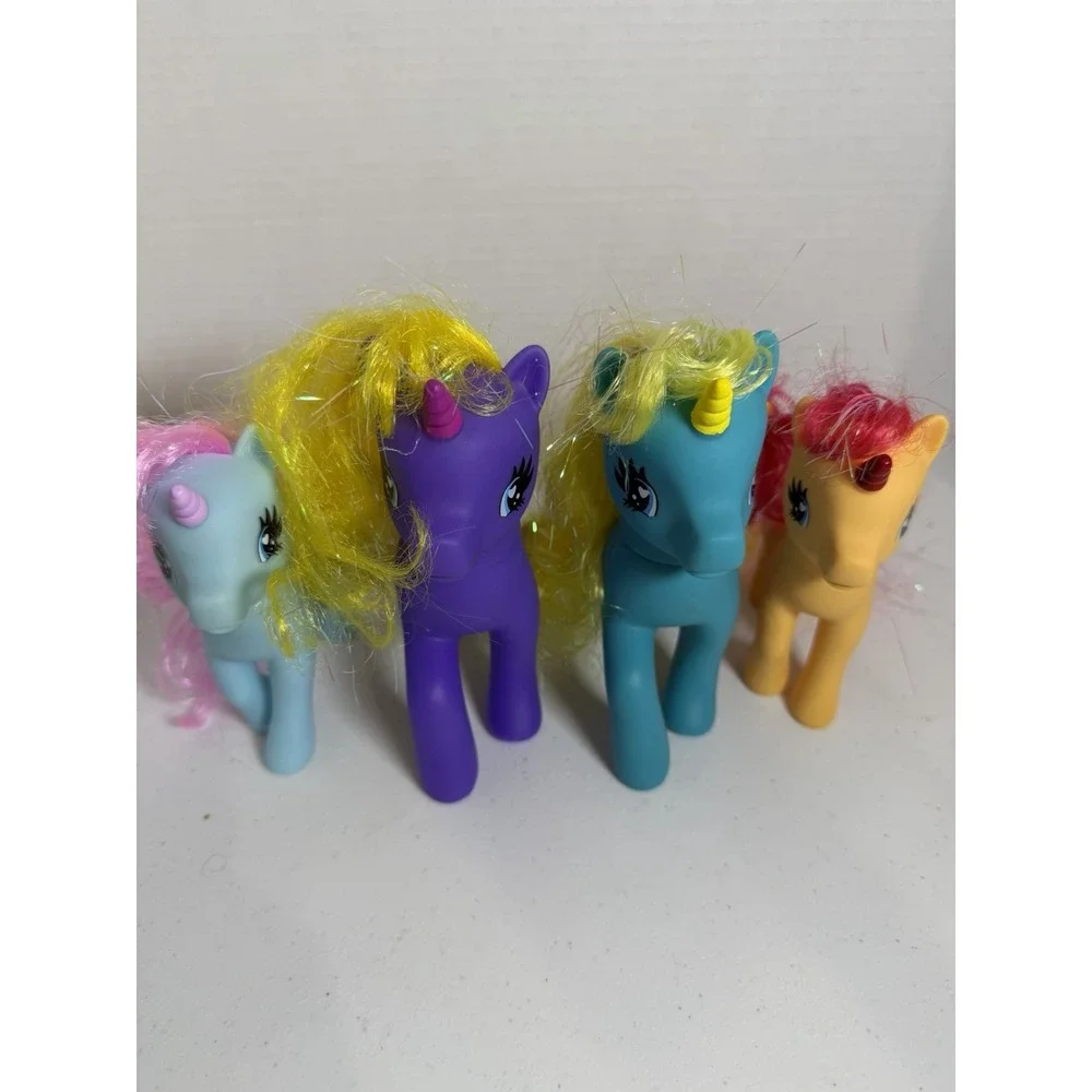 My‎ Little Pony G4 Lot Unicorn & Ponies Pink Tinsel Hair