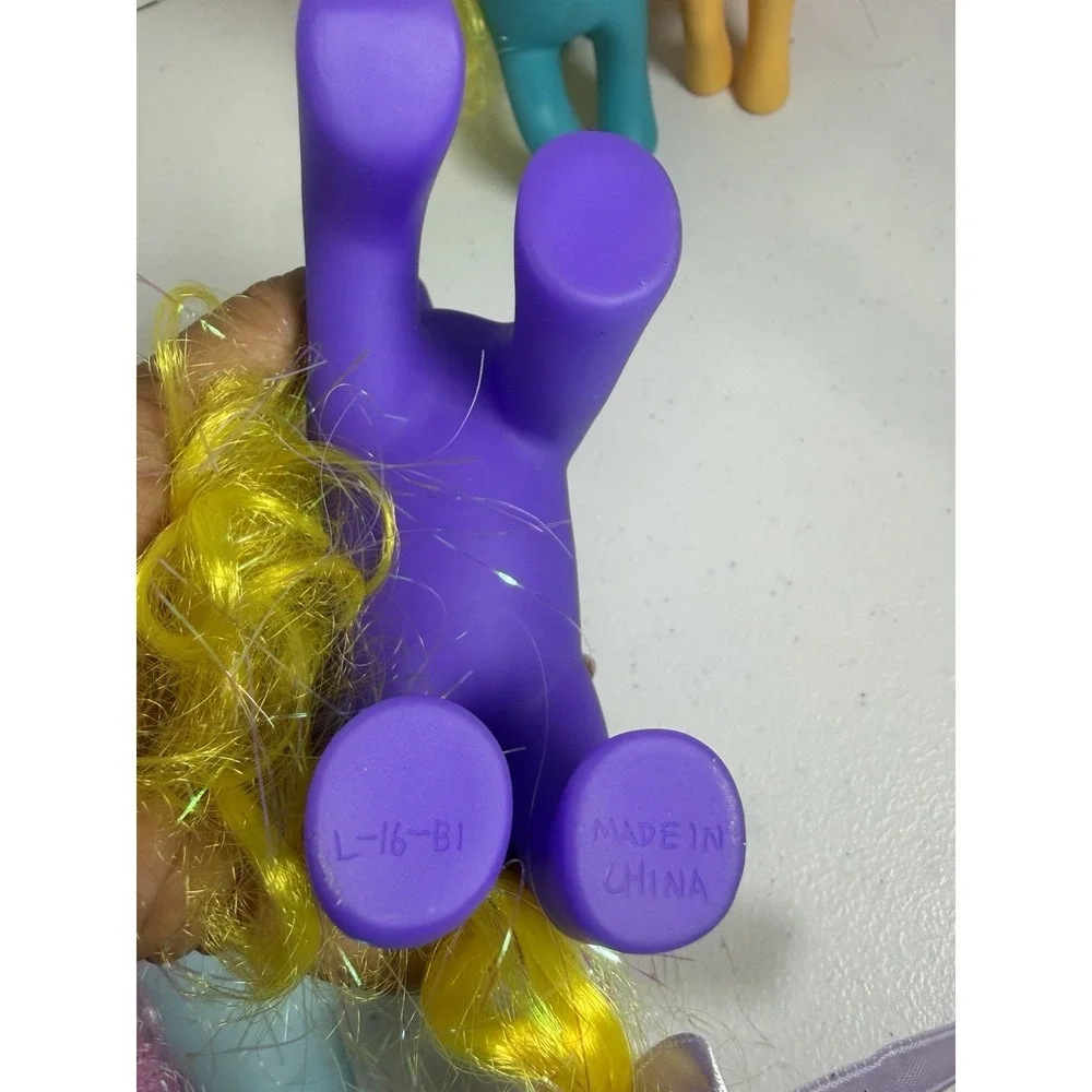 My‎ Little Pony G4 Lot Unicorn & Ponies Pink Tinsel Hair