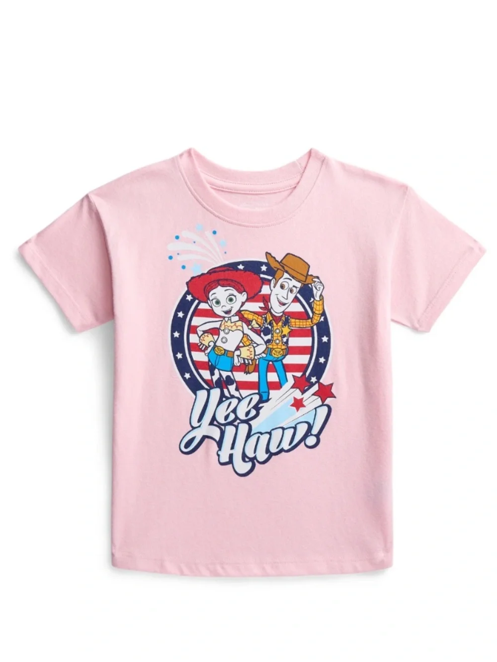 Toy Story Girls Pink Jessie and Woody Tee Shirt Size 5T NWT