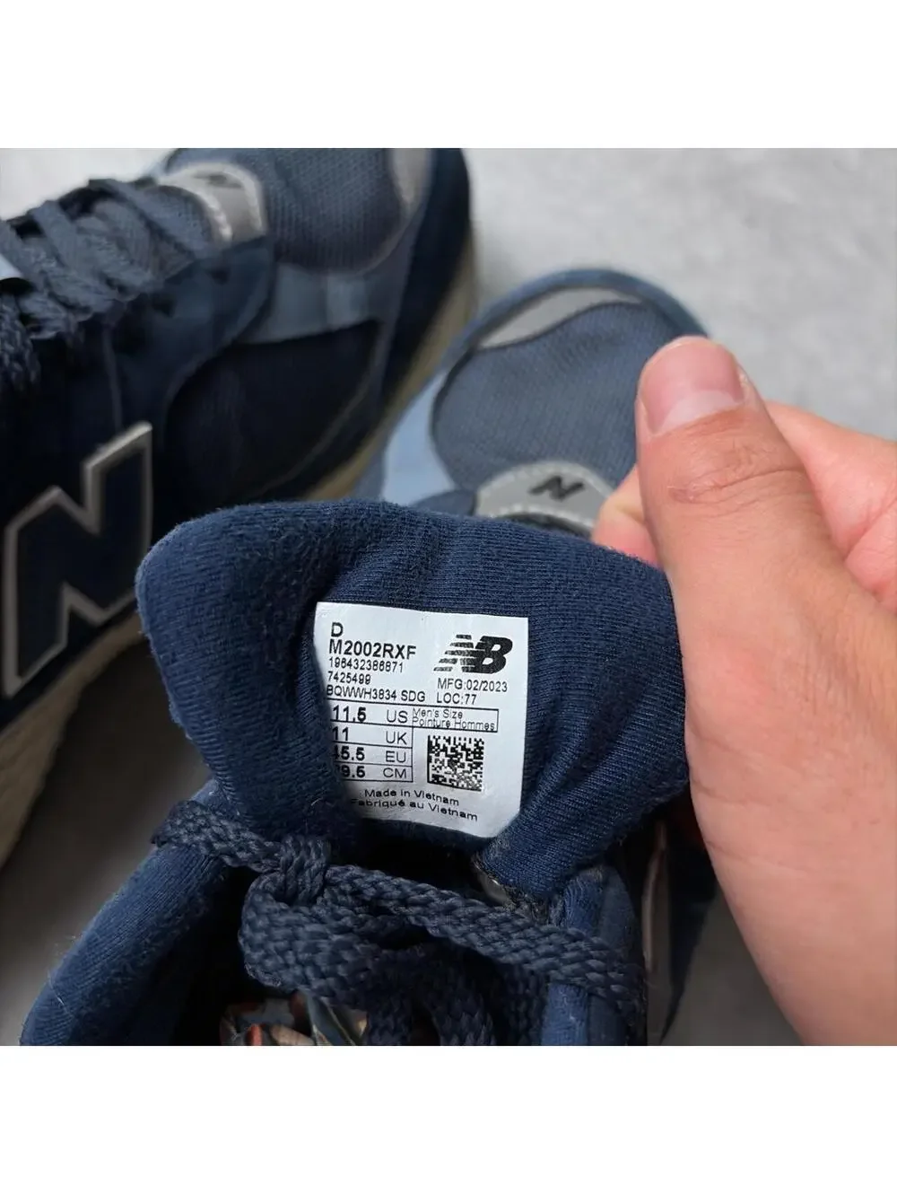 Y2K New Balance 2002R Gore Tex Navy Indigo Sneakers