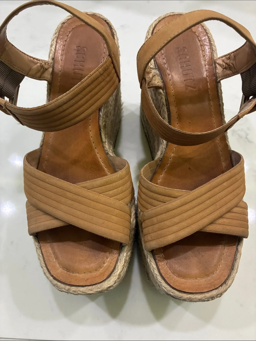 SCHUTZ wedge sandals