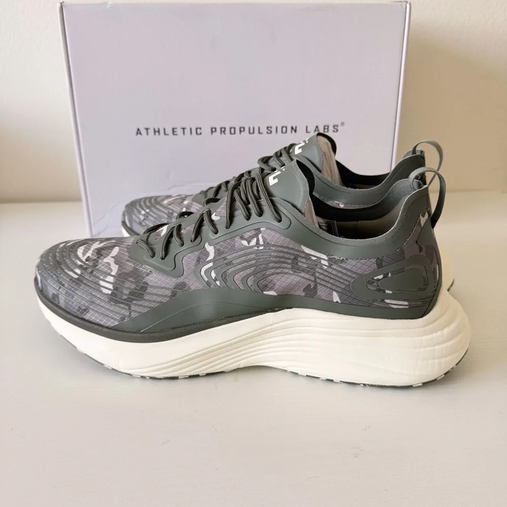 New! APL Techloom Camo Sneakers - Olive & White, Size 11 (Men)