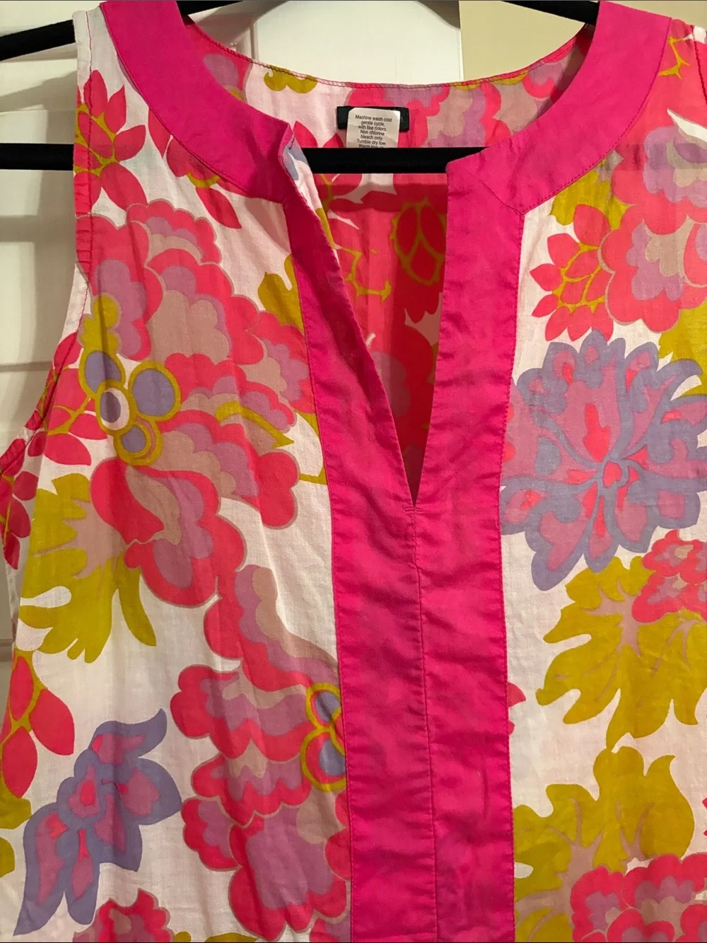J. Crew vibrant sleeveless
