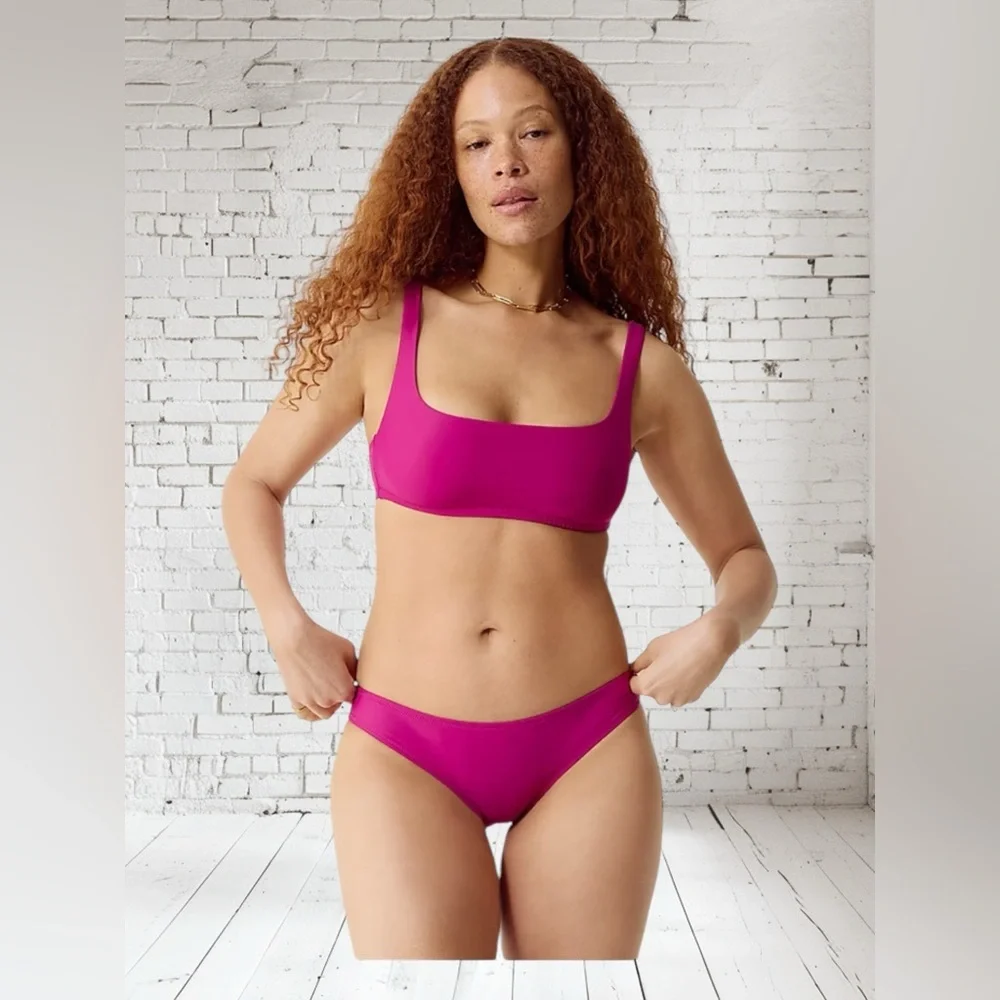 J.Crew Bikini Bottoms XXL NWT | Radiant Fuchsia Classic Cut Swim Bottoms