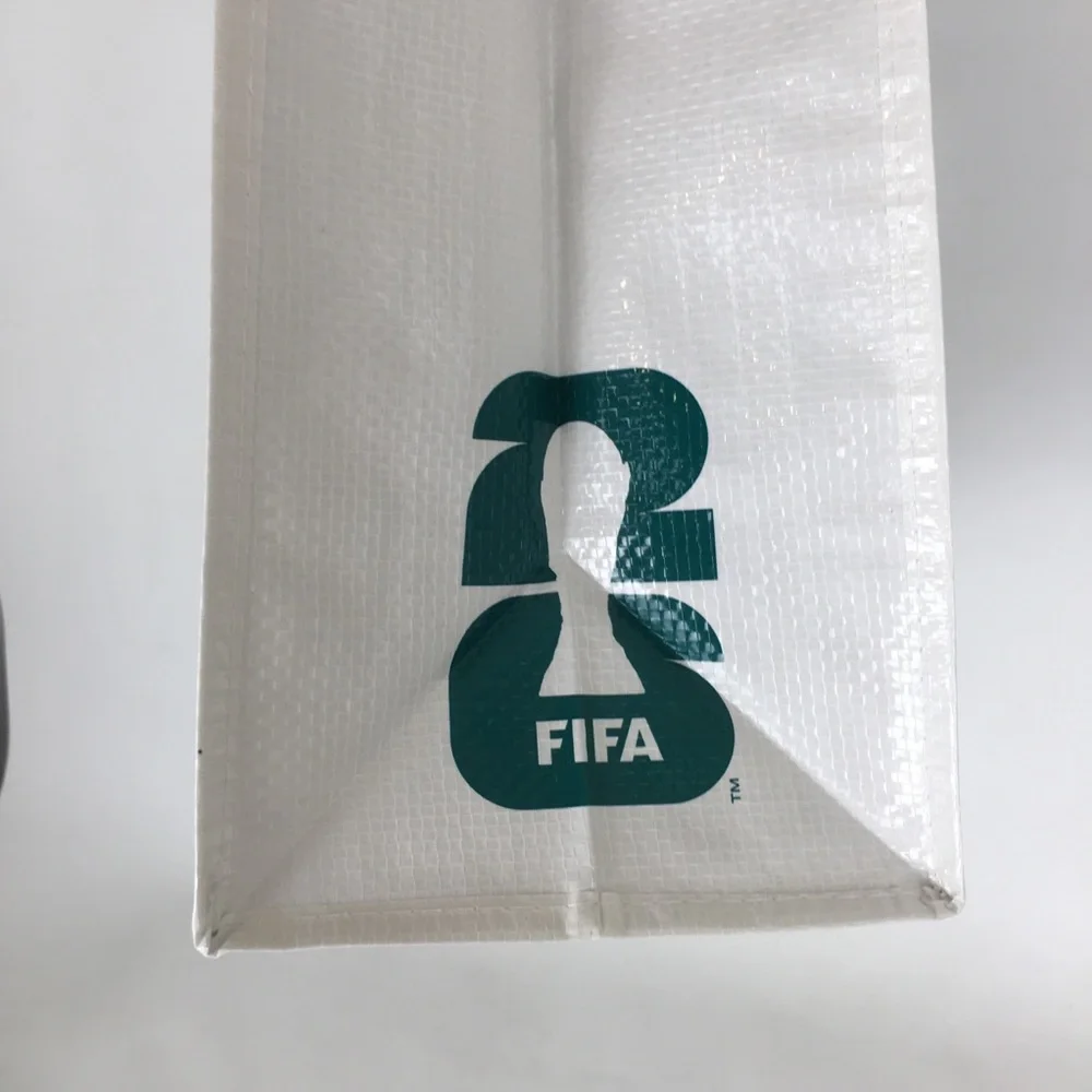 FIFA World Cup 2026 White Shopping Tote Bag Reusable Collectible Souvenir NEW