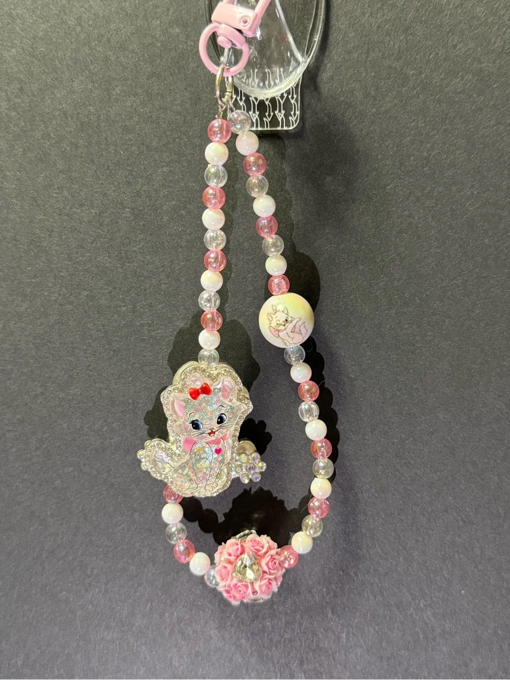 Homemade bag clip glow