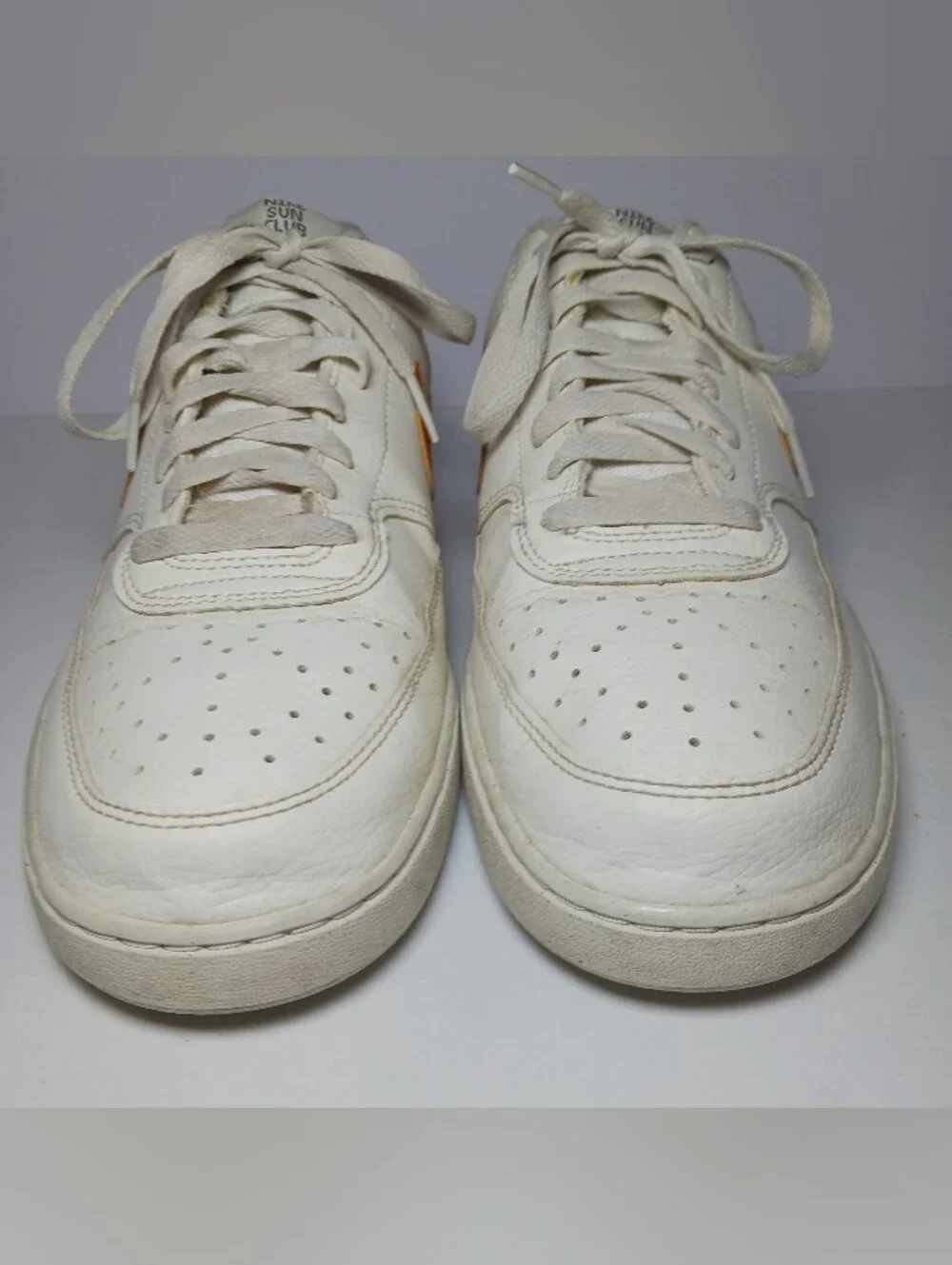 Nike Court Vision Low Mens Sneakers 11.5 Sun Club Sail Hot Curry DH2987-104