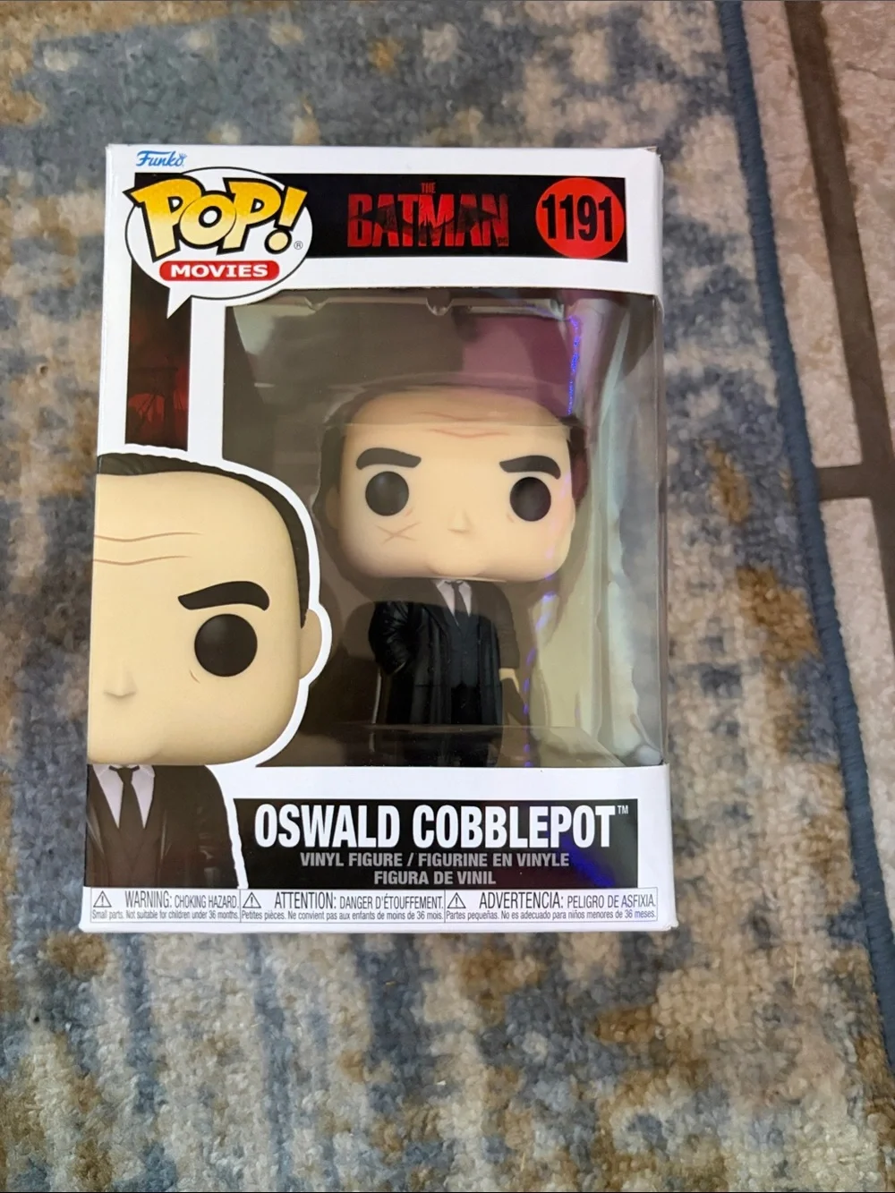 Funko Pop Movies Oswald Cobblepot Vinyl Figure - Black, White, Red