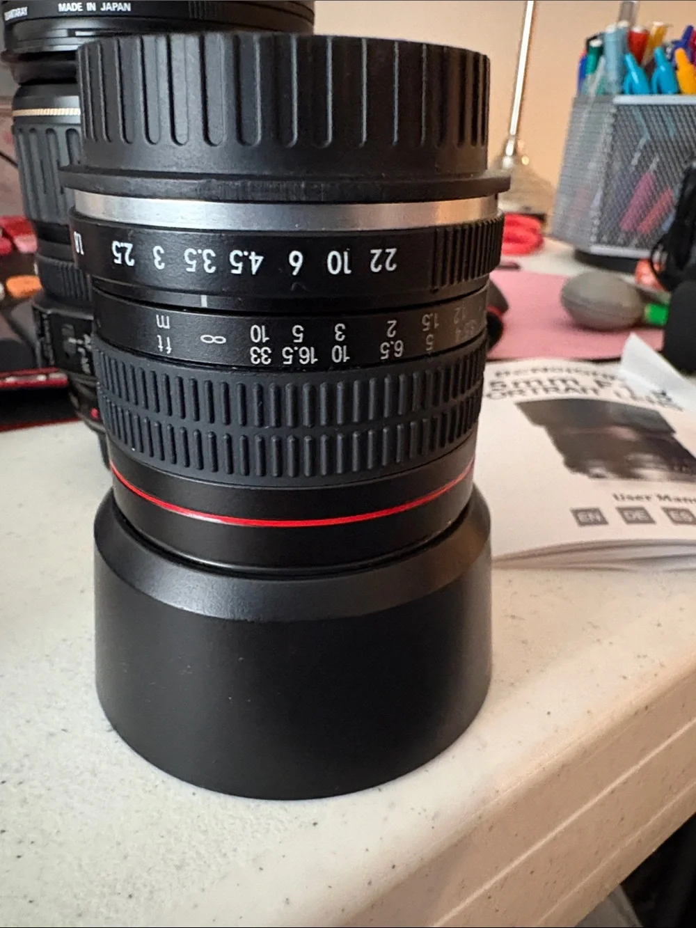 85mm F1.8 Portrait Lens - Black