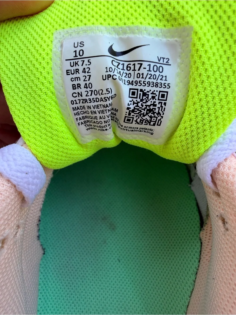 Nike women’s size