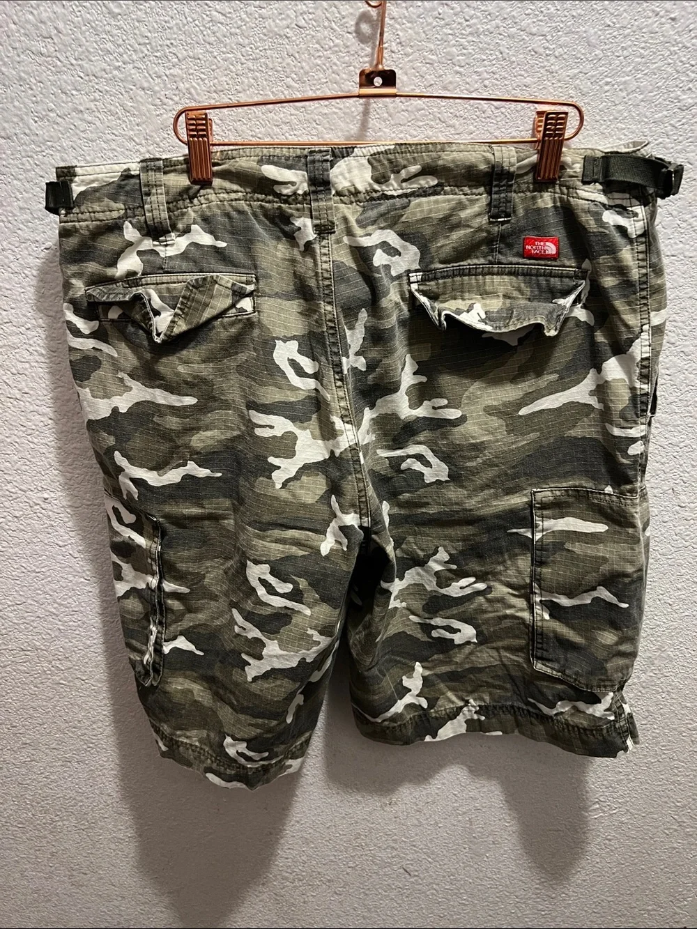 The North Face camo pattern