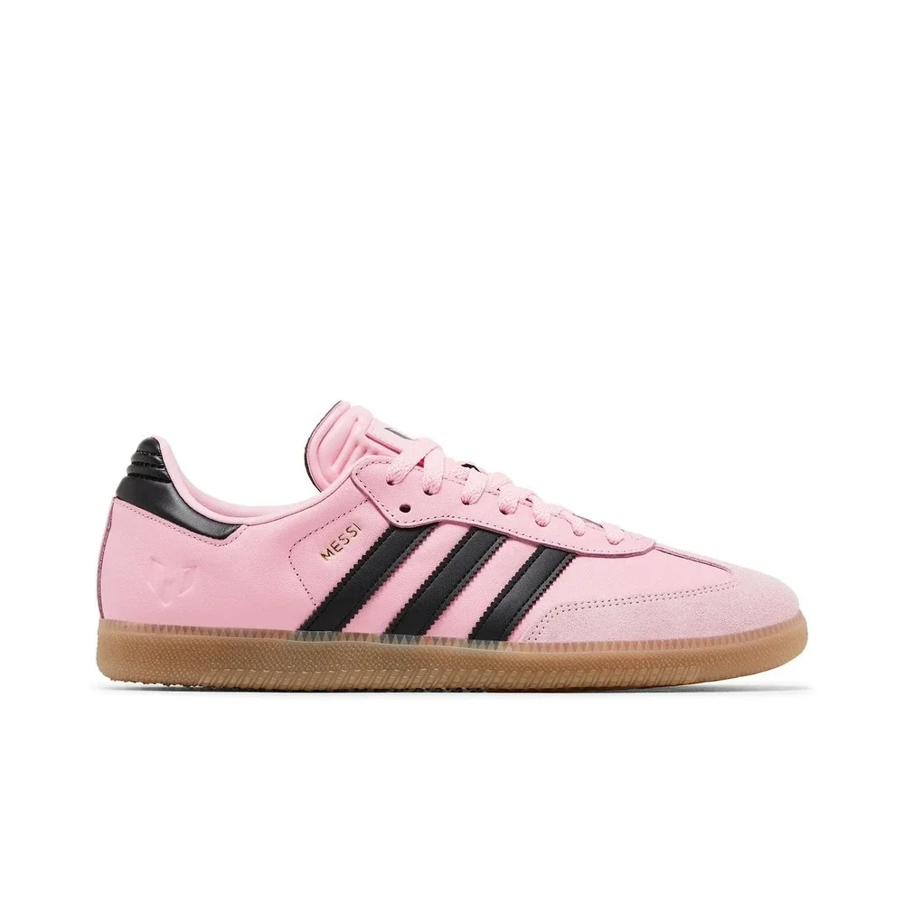 Adidas Lionel Messi x Samba Light Pink Black JP7844 Men's Size 8 NEW