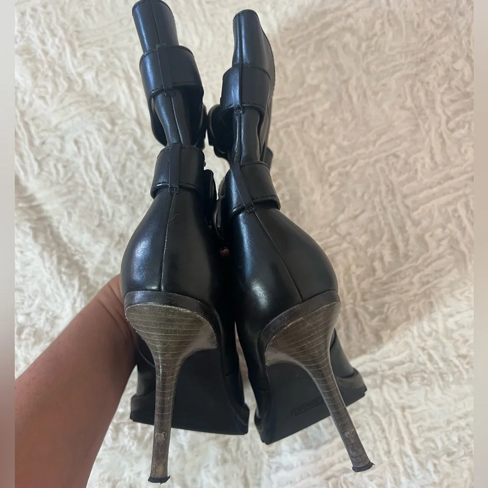 Coach Thelma Stiletto Leather Boots