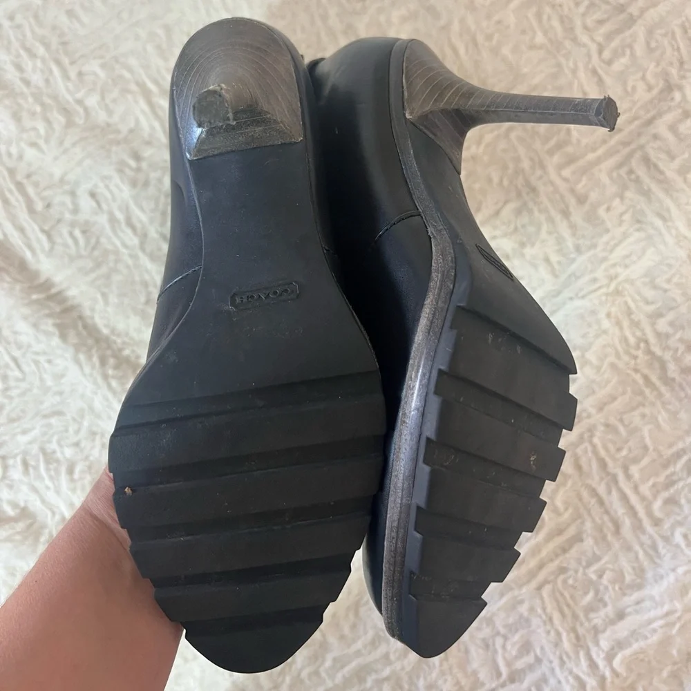 Coach Thelma Stiletto Leather Boots