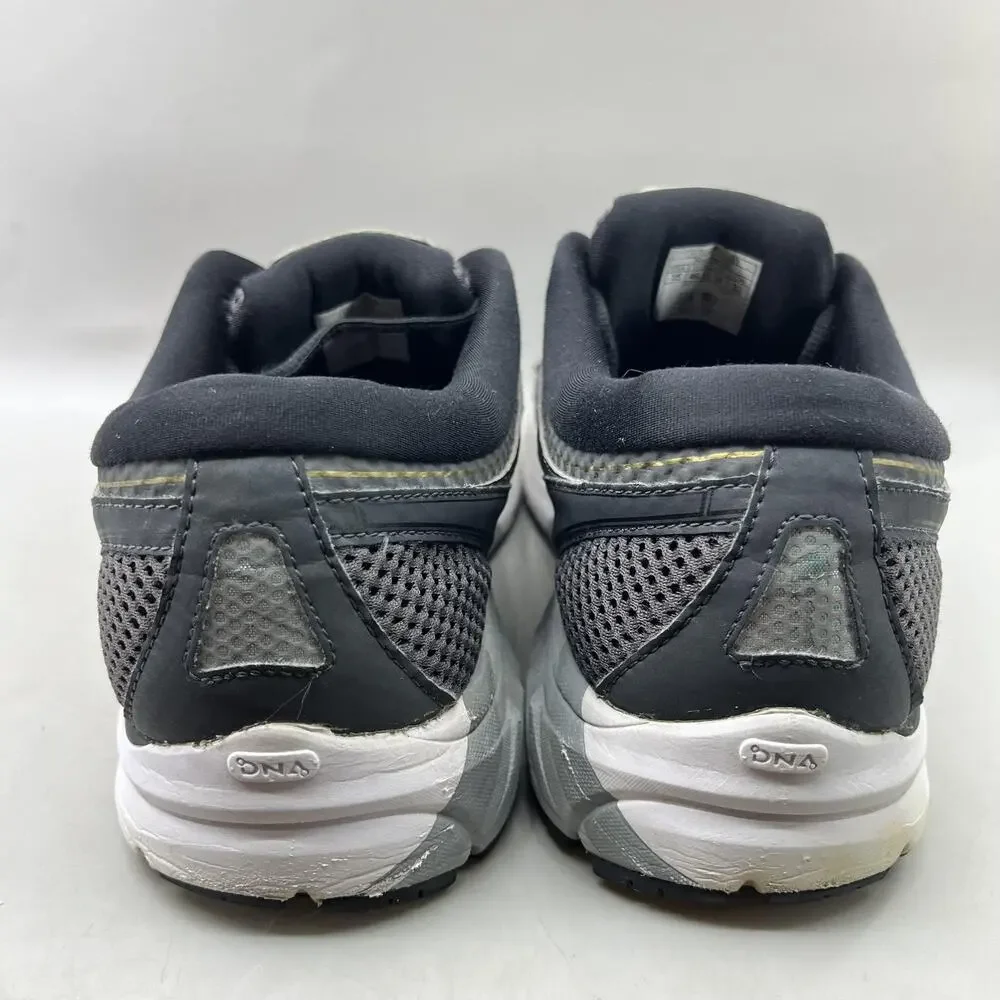 Brooks Addiction 13 Running Shoes Men Size 15 B Gray Black Mesh Comfort Sneakers