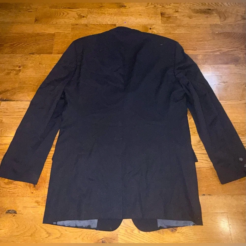 Brooks Brothers. Black Wool Blazer. Size 42.