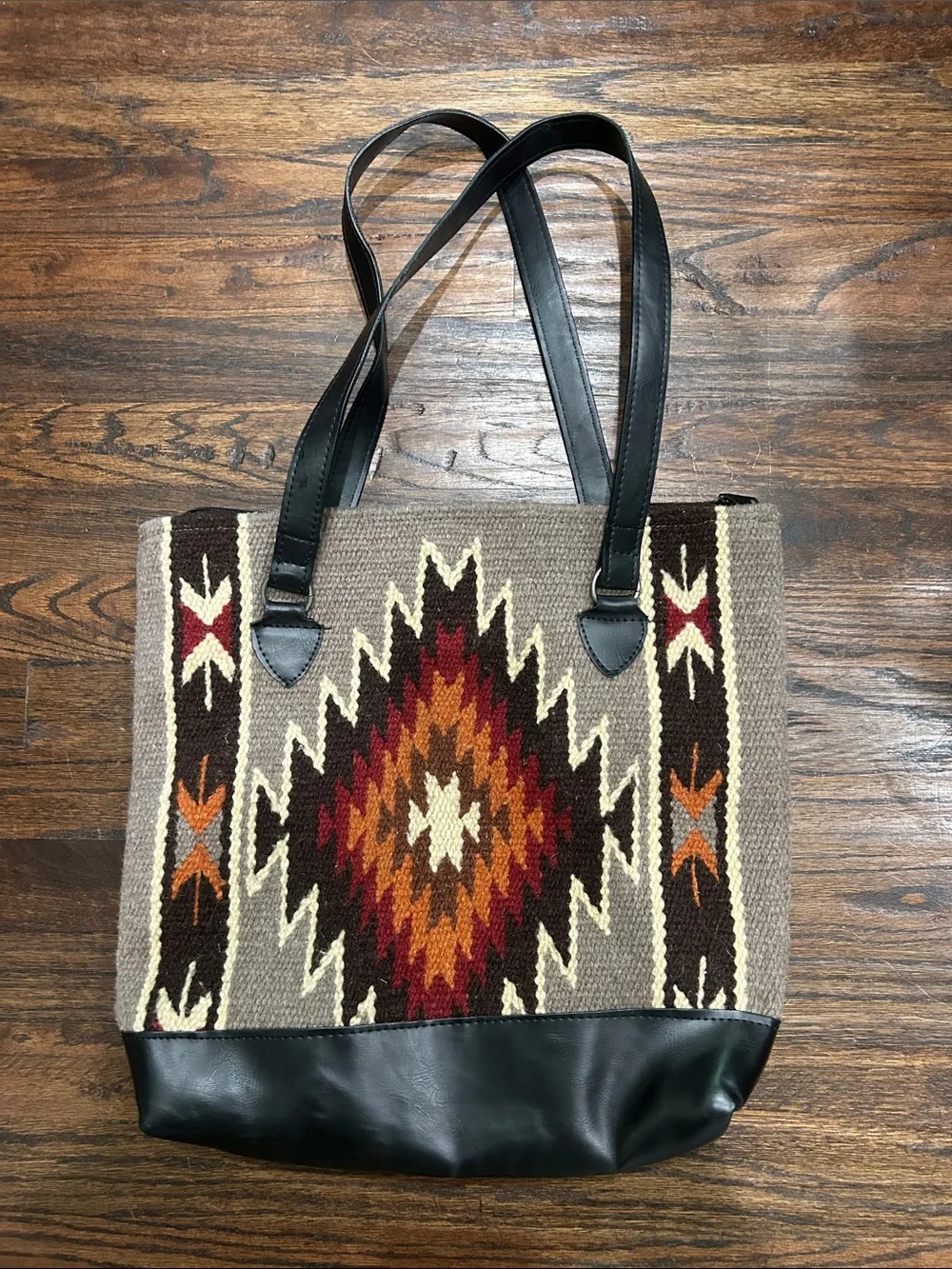 “Chimayo” Wool Tote Bag El Paso Saddle Blanket co.