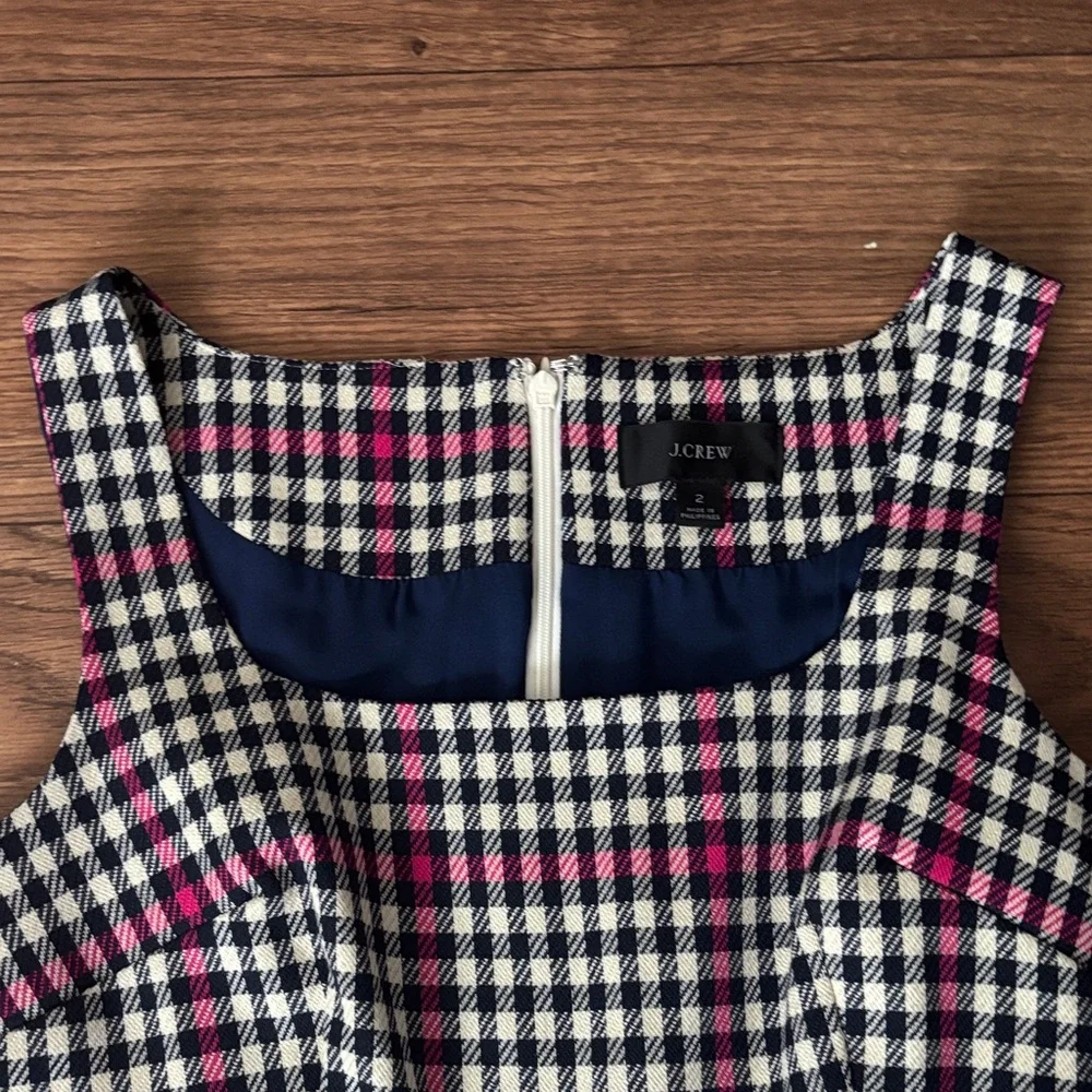 J. Crew elegant checkered