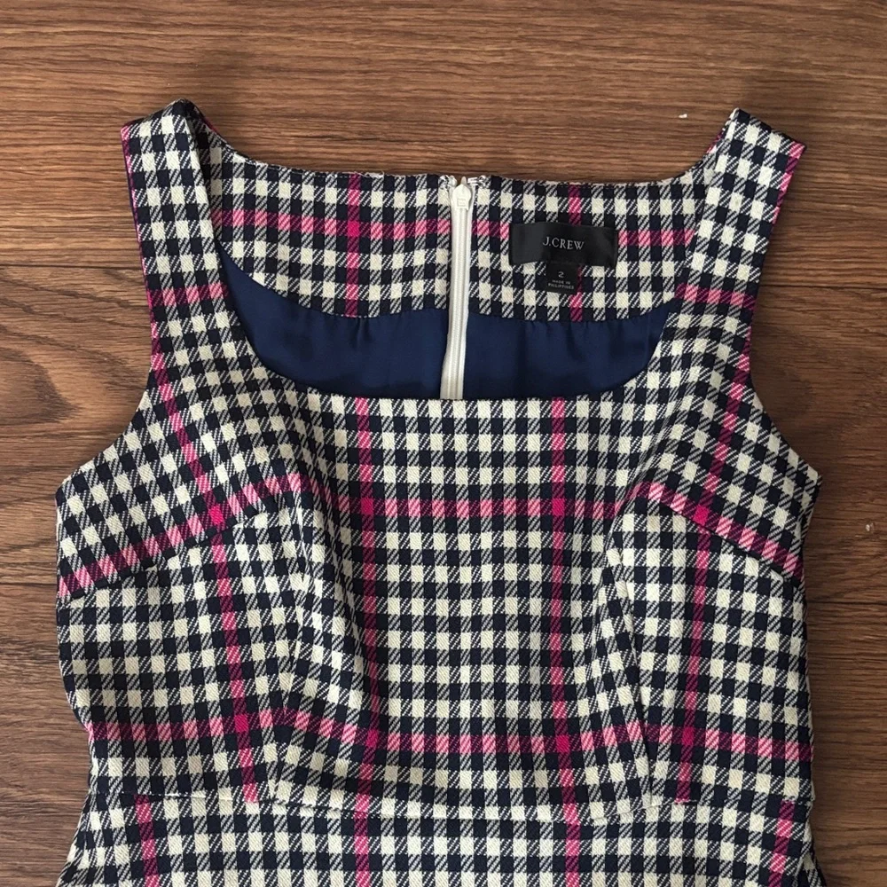 J. Crew elegant checkered