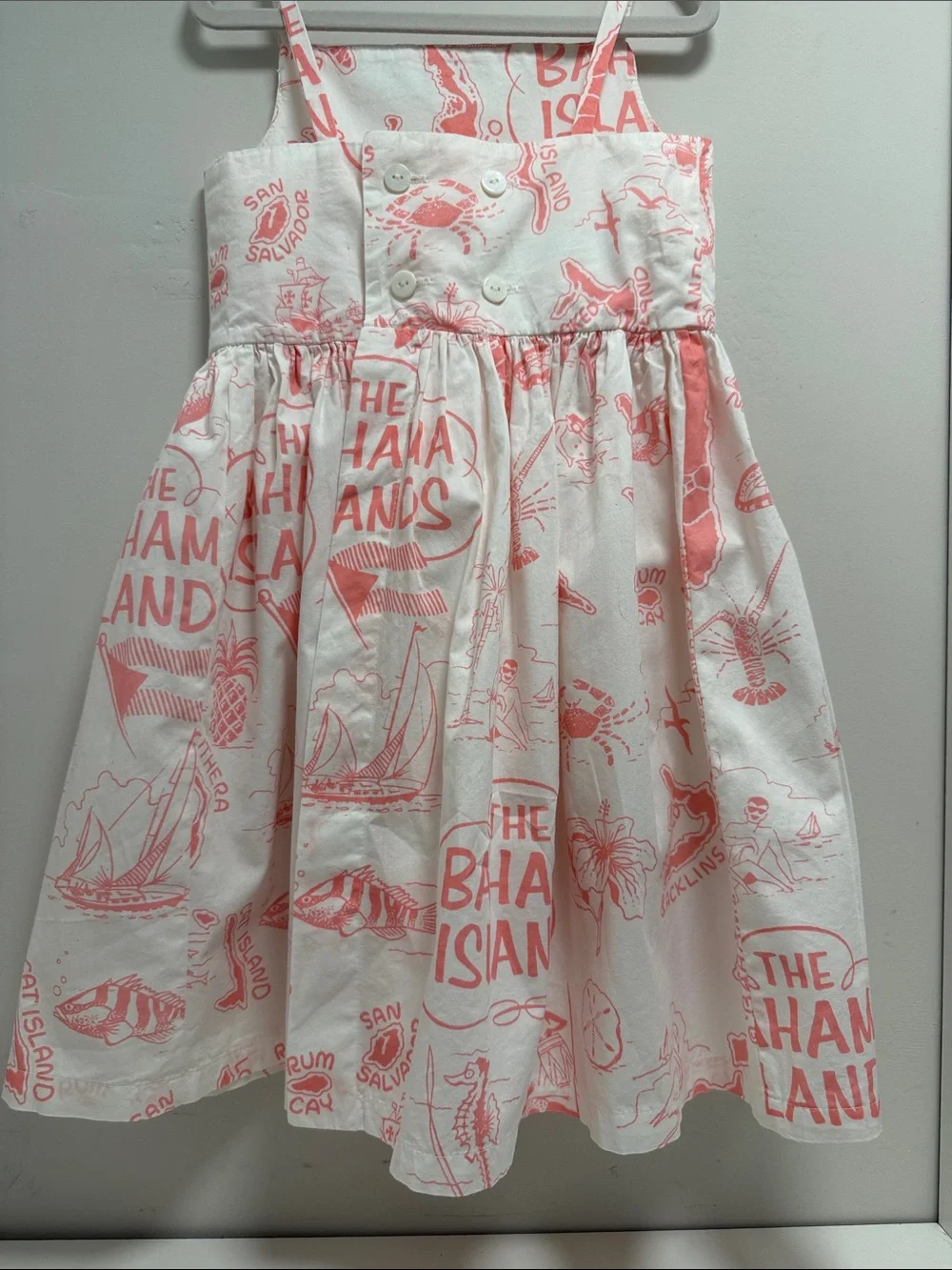Bahama Hand Prints soft white
