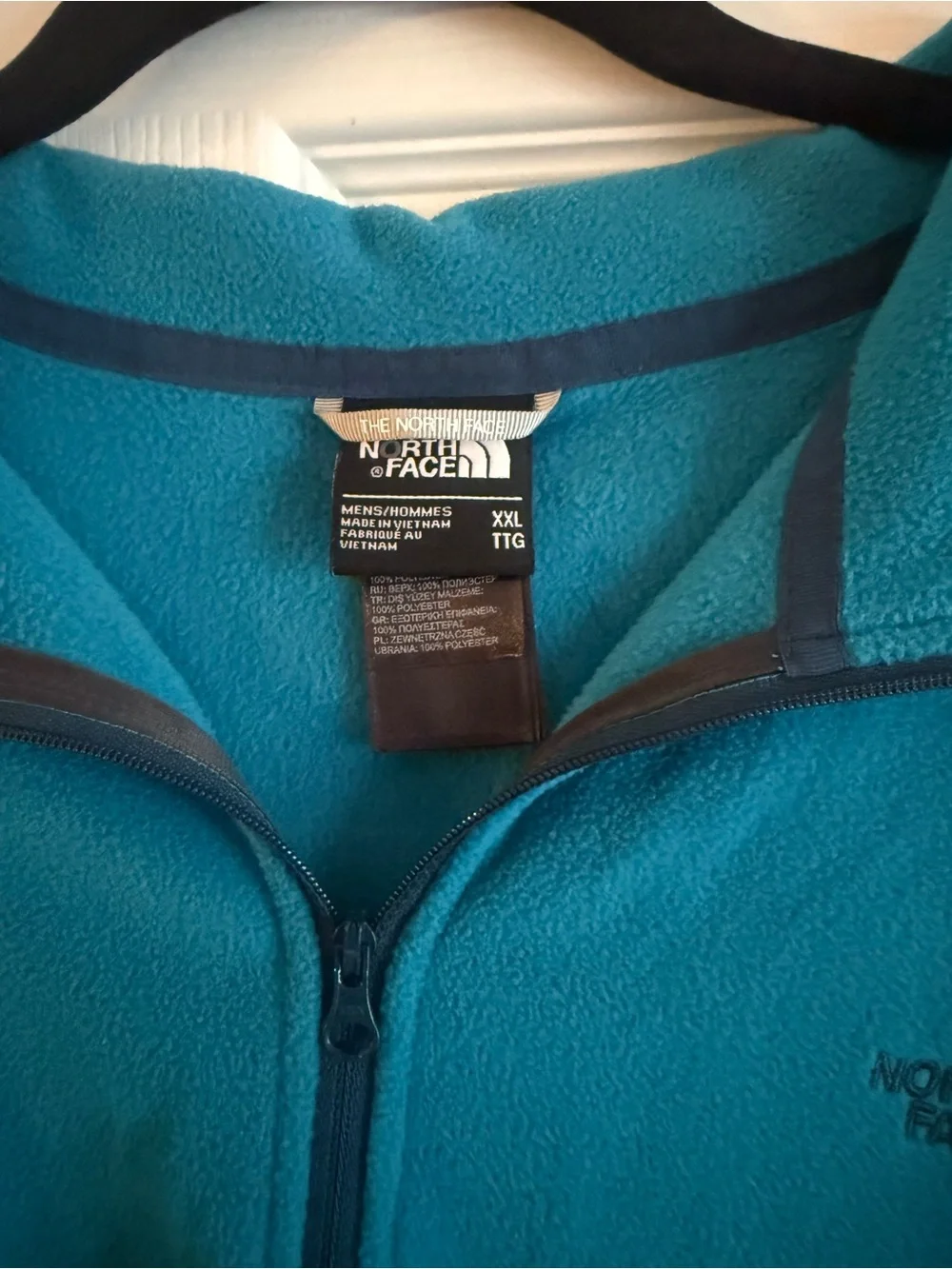 The North Face soft teal