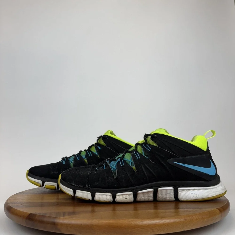 Mens Nike Free Trainer 7.0 NRG Black Leather Mid Cross Training Sneakers Sz 13 M