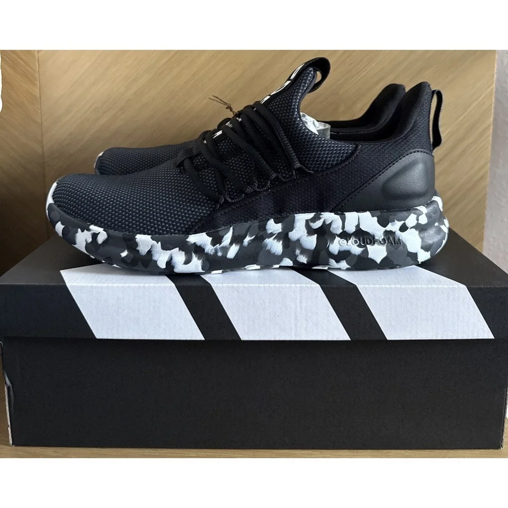 Adidas Lite Racer‎ Adapt 7.0 Shoes / Sneakers - Men 13 Black/ White JS0045  NIB