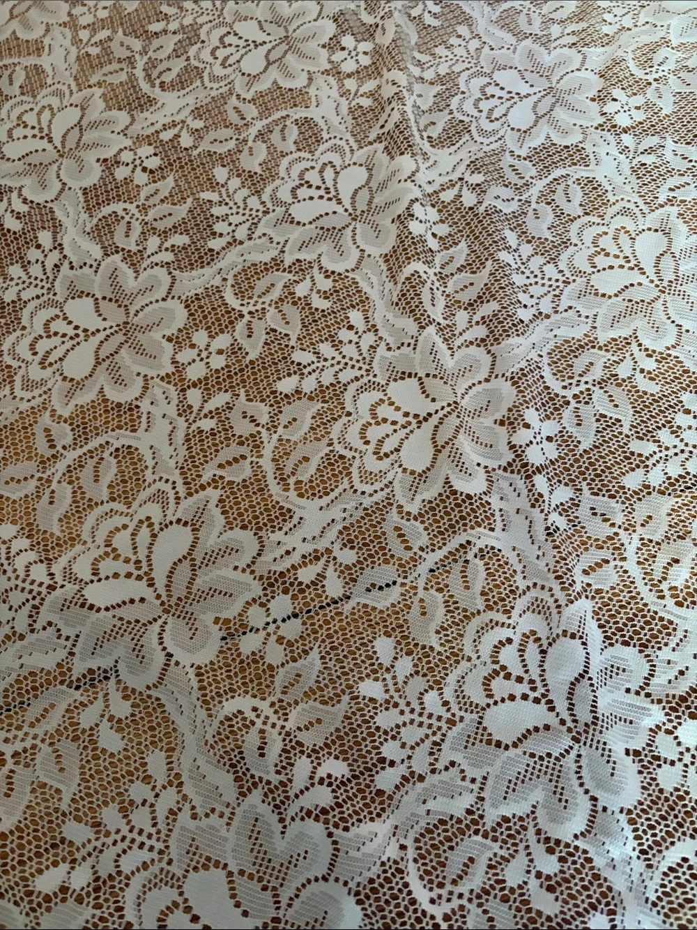 Lace table cloth elegant white